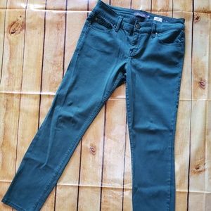 Level 99 Jeans Hunter Green Lily Skinny Straight